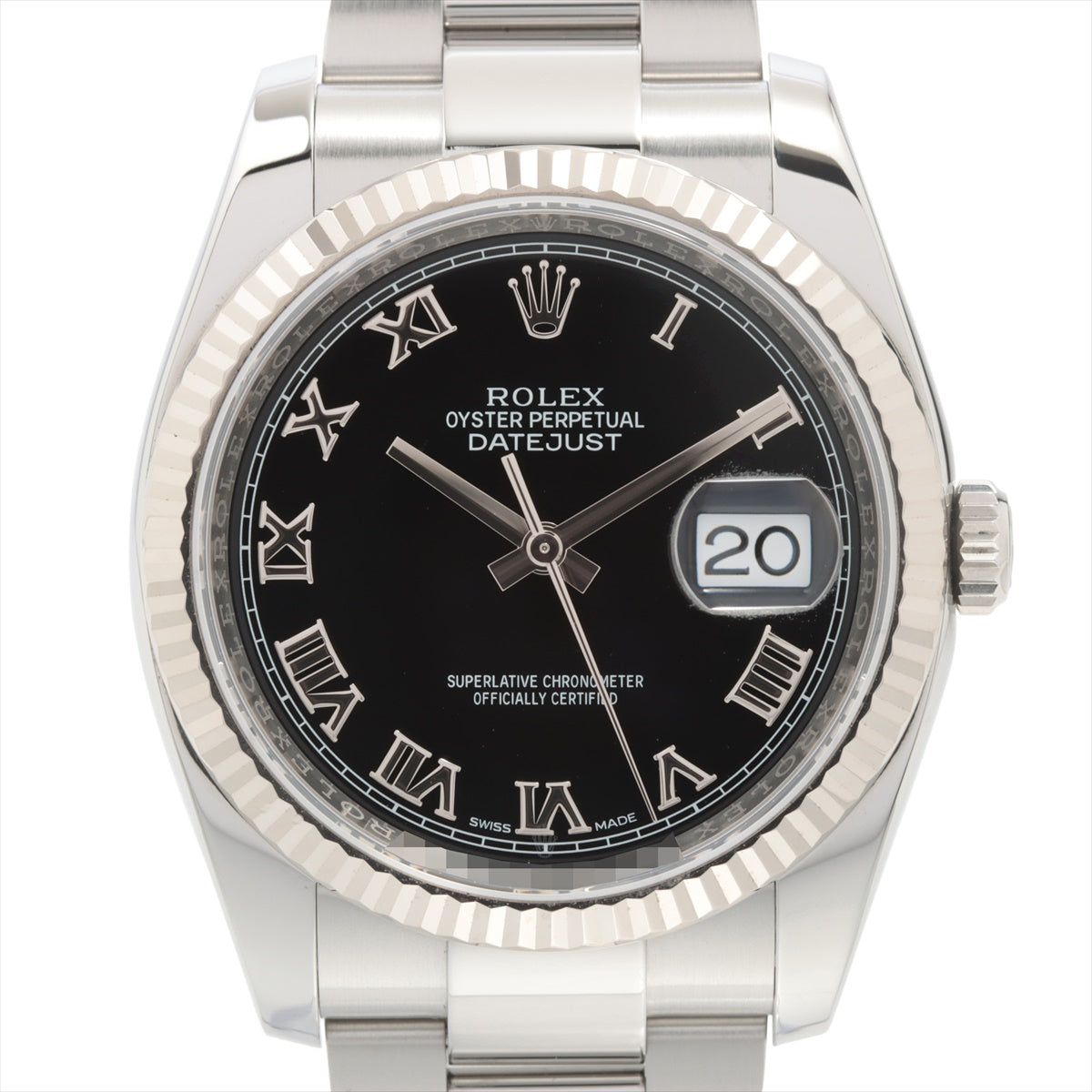 ROLEX ロレックス デイトジャスト 116234 黒文字盤 メンズ 腕時計
