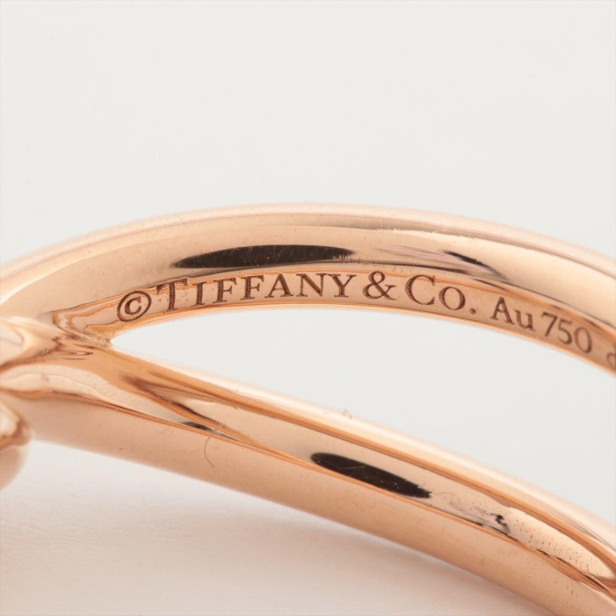 ティファニー Tiffany & Co. リング ノット 70305739 K18PG 14号