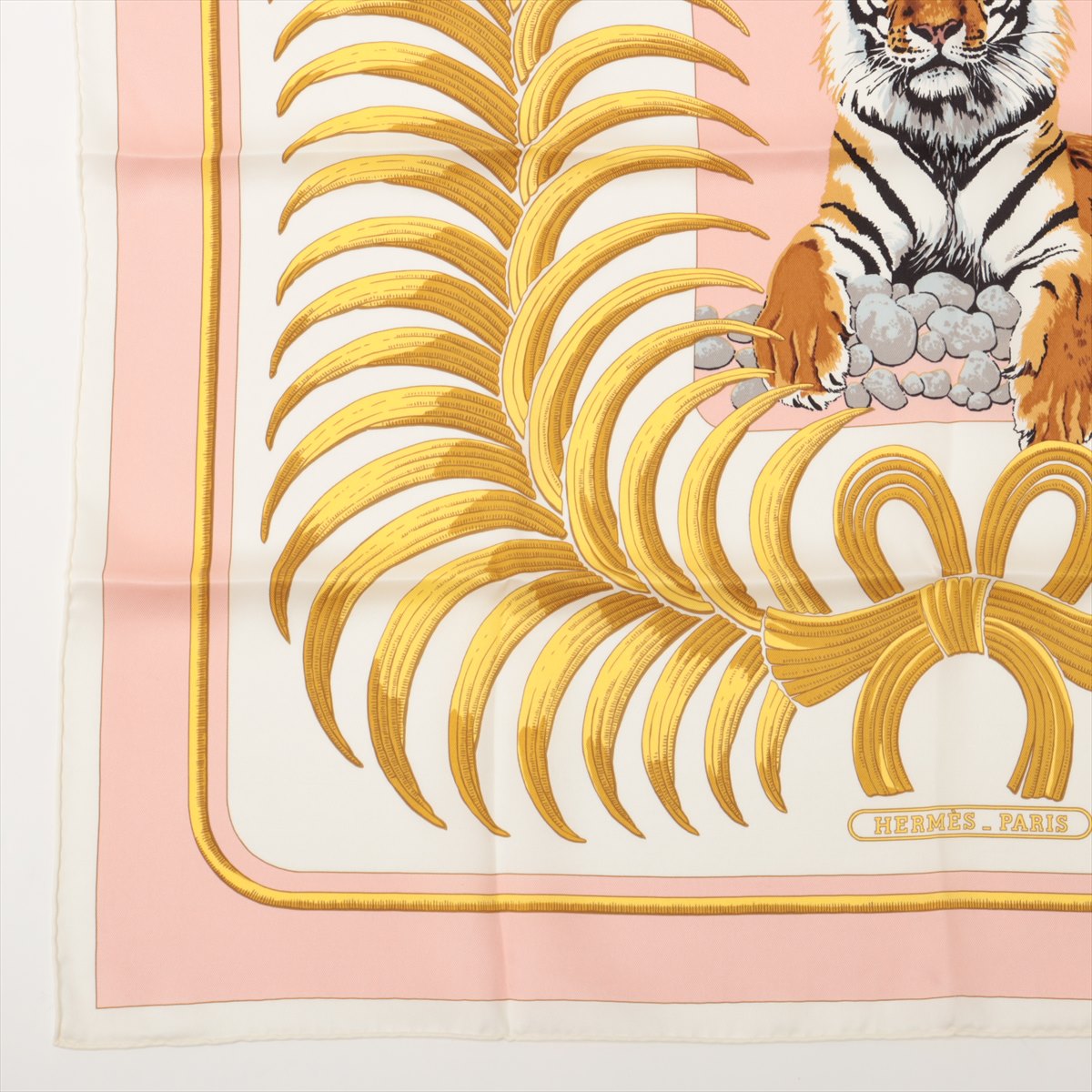 エルメス HERMES カレ90 スカーフ Tigre Royal 王者の虎
