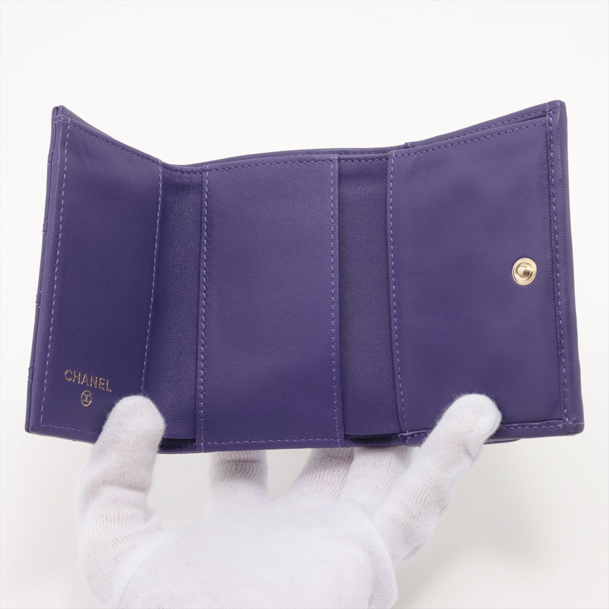 CHANEL 手袋　紫レディース