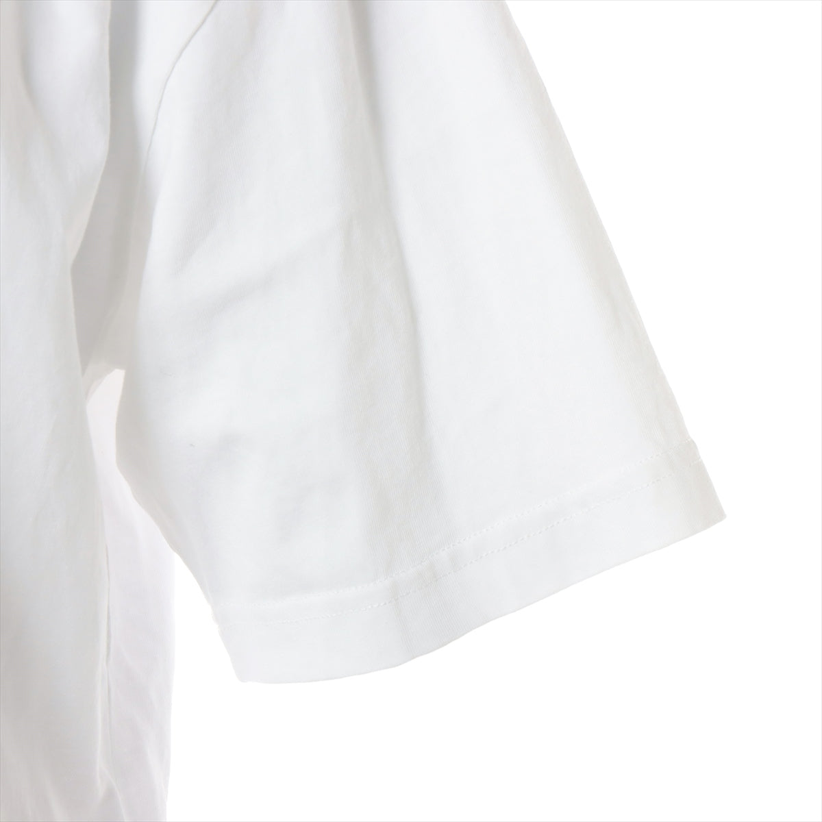 バレンシアガ 18年 コットン Tシャツ M メンズ ホワイト  ロゴプリントオーバーサイズ クルーネック 556104