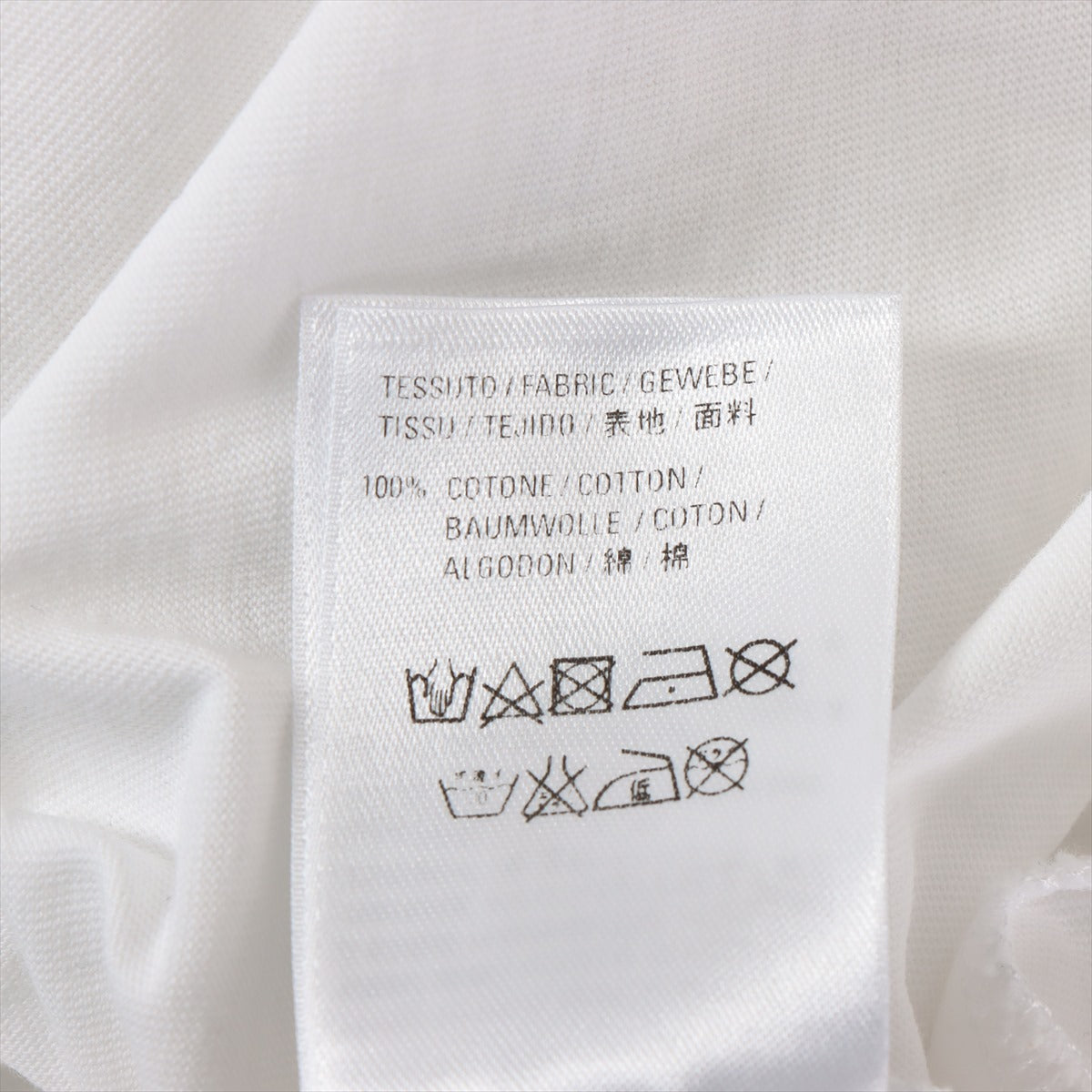 バレンシアガ 18年 コットン Tシャツ M メンズ ホワイト ロゴプリント ...