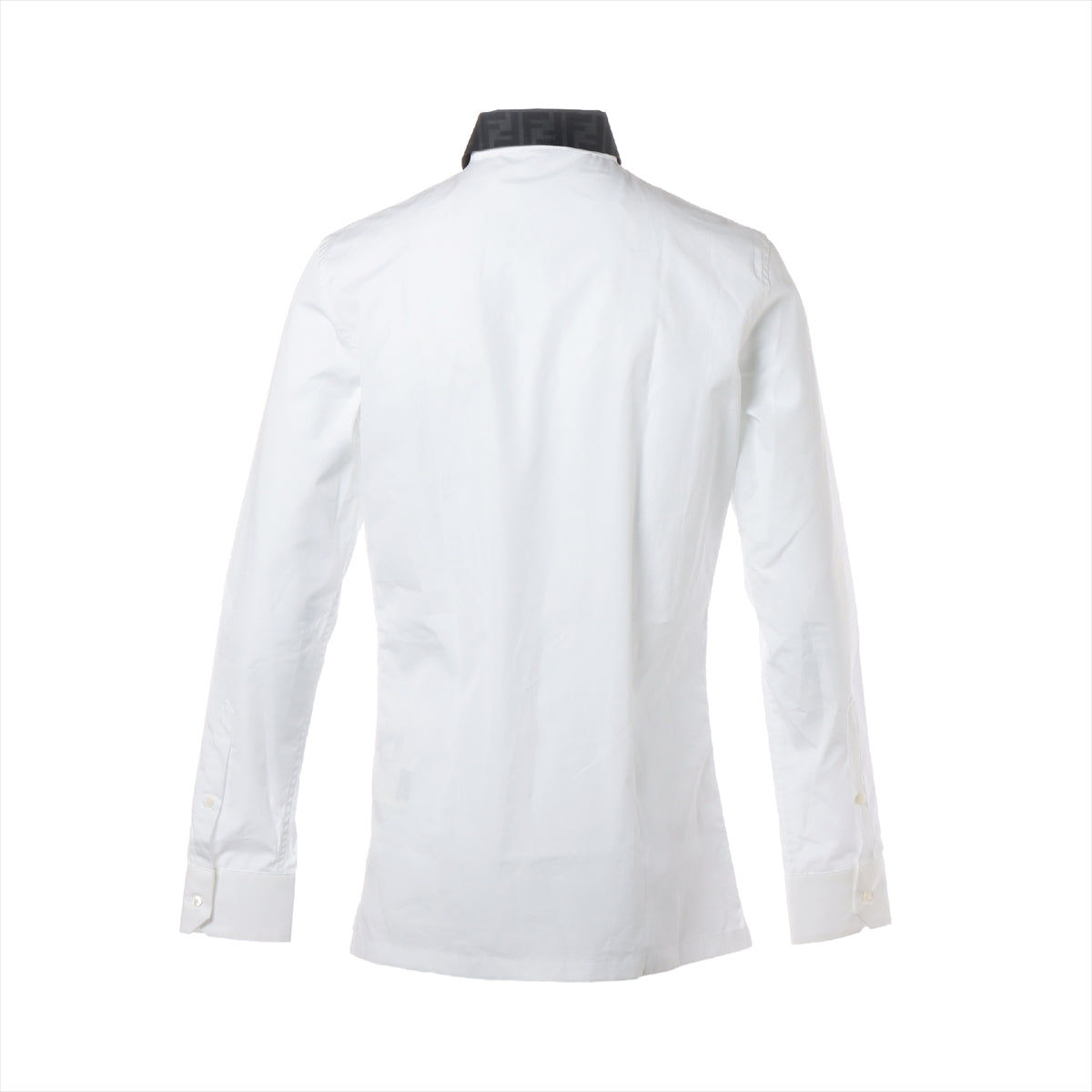 フェンディ ズッカ 22年 コットン シャツ 39 メンズ ホワイト  FFロゴカラー FS0751 A4S6
