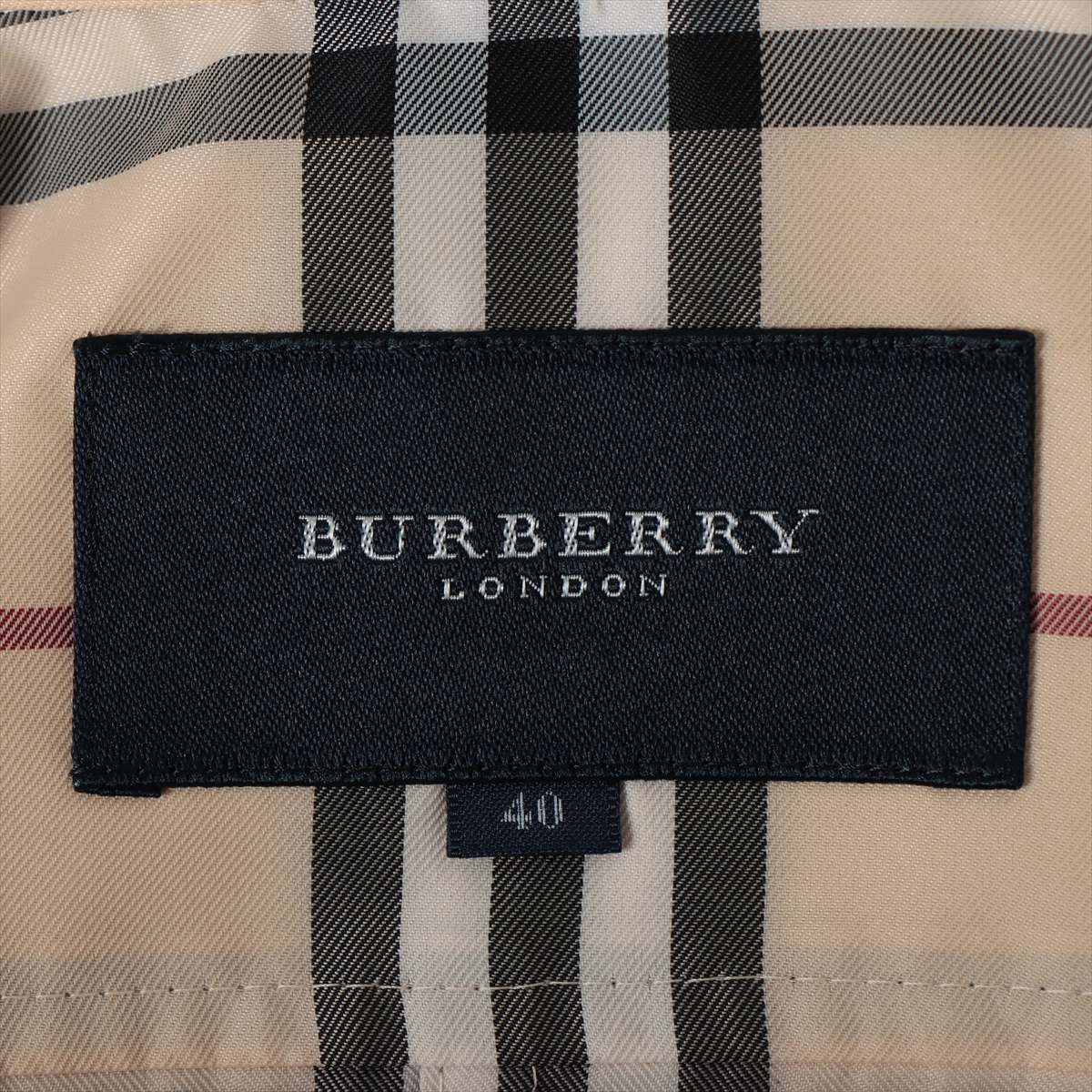 BURBERRY LONDON 目出度く カシミヤ混ラビットファーコート 40(L) 美品