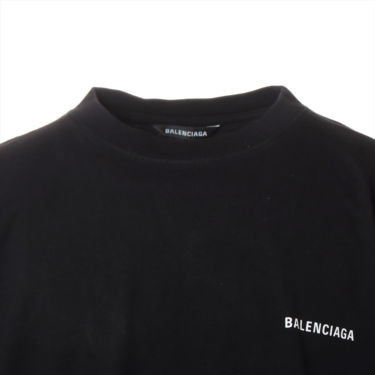 バレンシアガ 20年 コットン Tシャツ M メンズ ブラック  641614