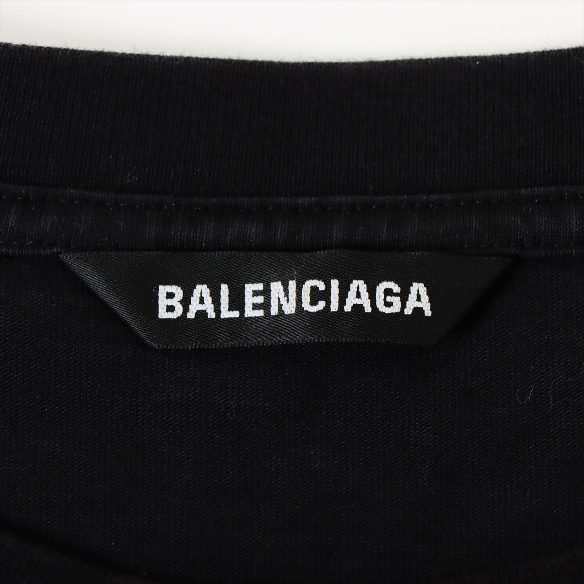 バレンシアガ 20年 コットン Tシャツ M メンズ ブラック  641614