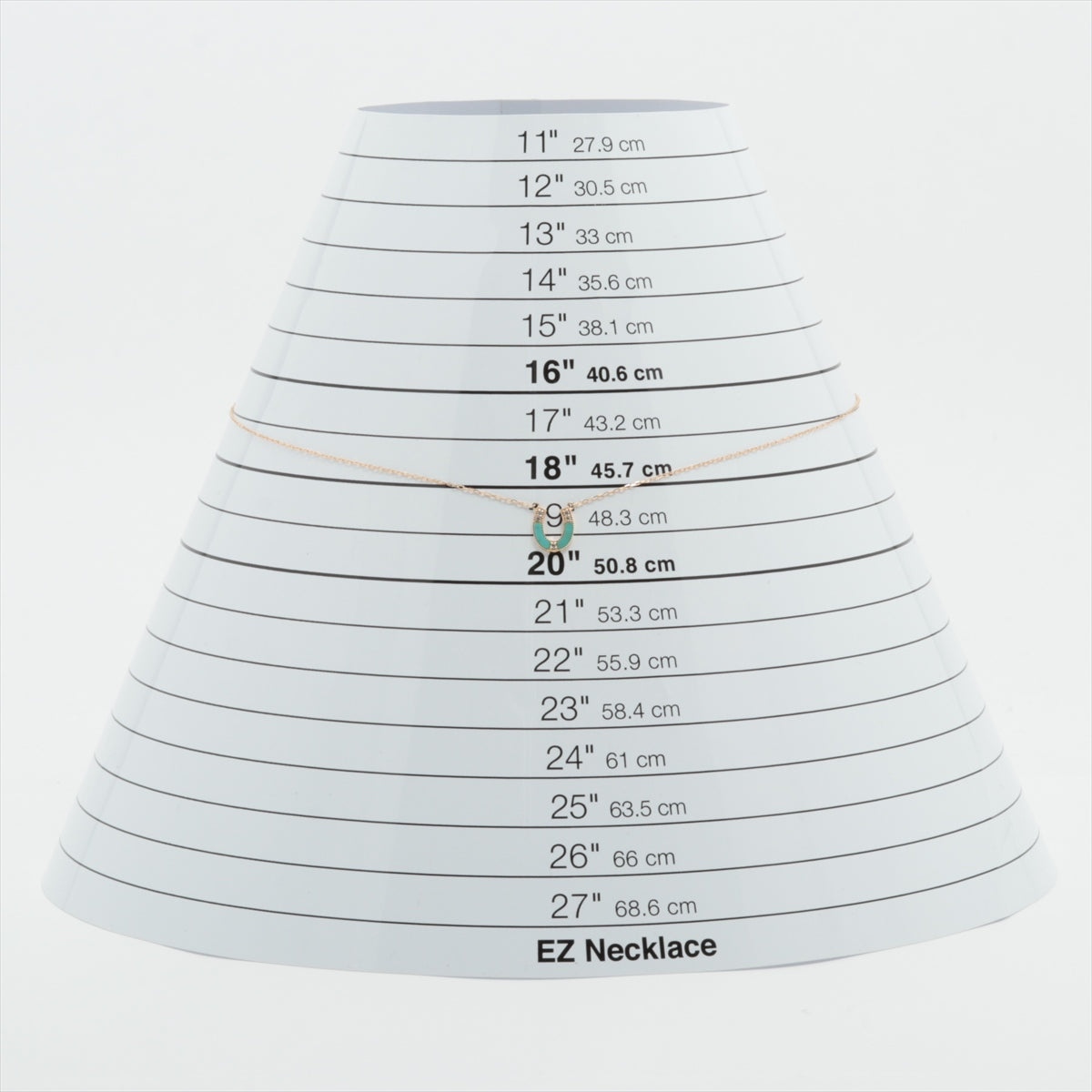 アガット ターコイズ ダイヤ ネックレス K10(YG) 1.1g 0.03