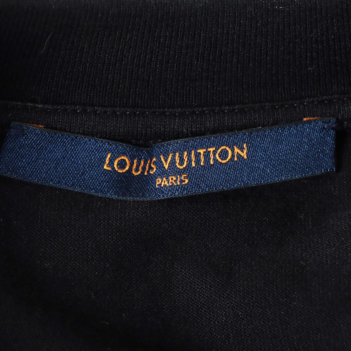 ルイヴィトン 20AW コットン Tシャツ L メンズ ブラック×ホワイト  RM202 モノグラム グラディエント