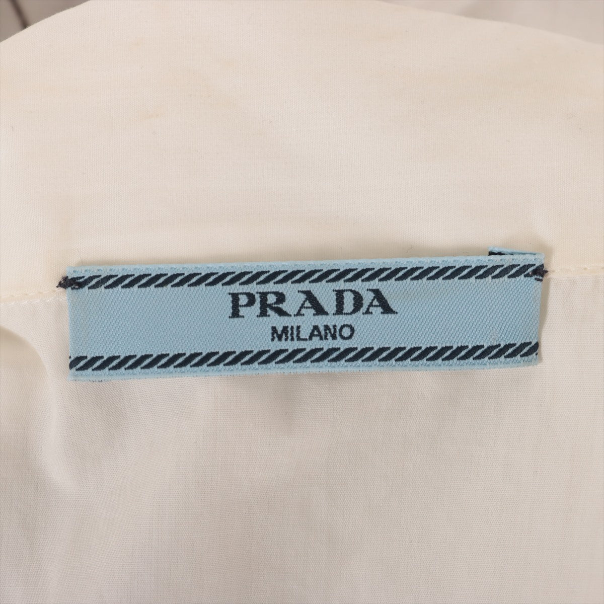 プラダ コットン シャツ 40 レディース ホワイト