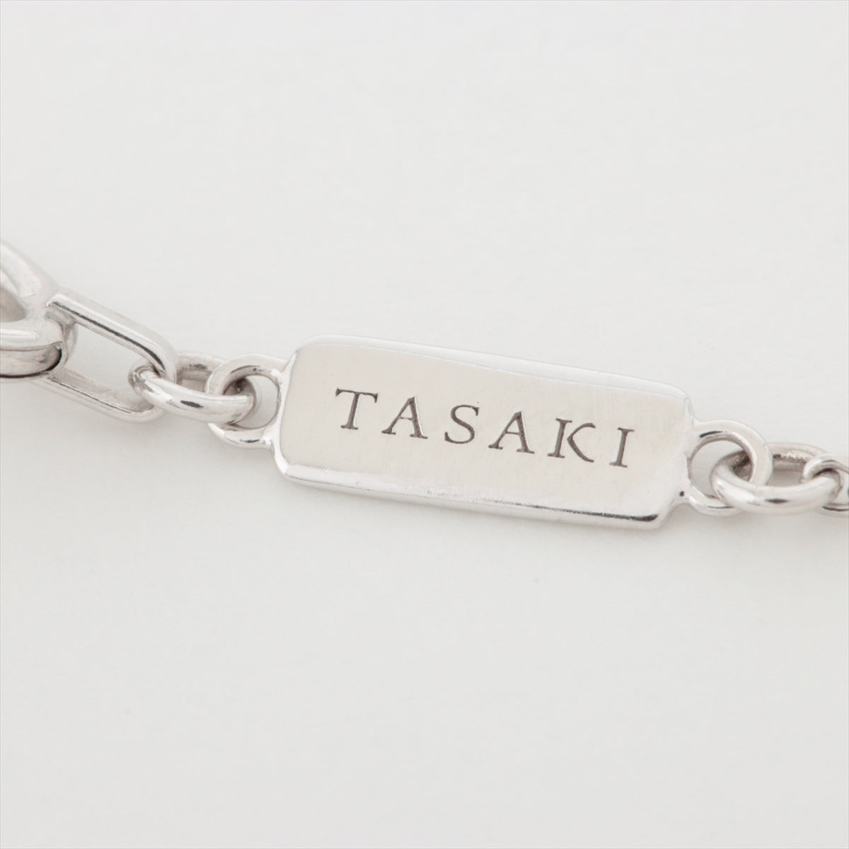タサキ プチ バランス ノート パール ダイヤ ネックレス 750(WG) 2.8g 0.05