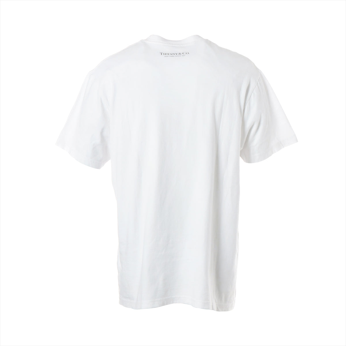シュプリーム×ティファニー 21AW コットン Tシャツ L メンズ ブルー×ホワイト ボックスロゴ