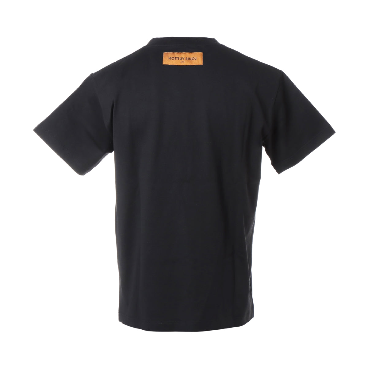 ルイヴィトン 20SS コットン Tシャツ S メンズ ブラック RM201M インサイドアウト Spray Chain Print Tee