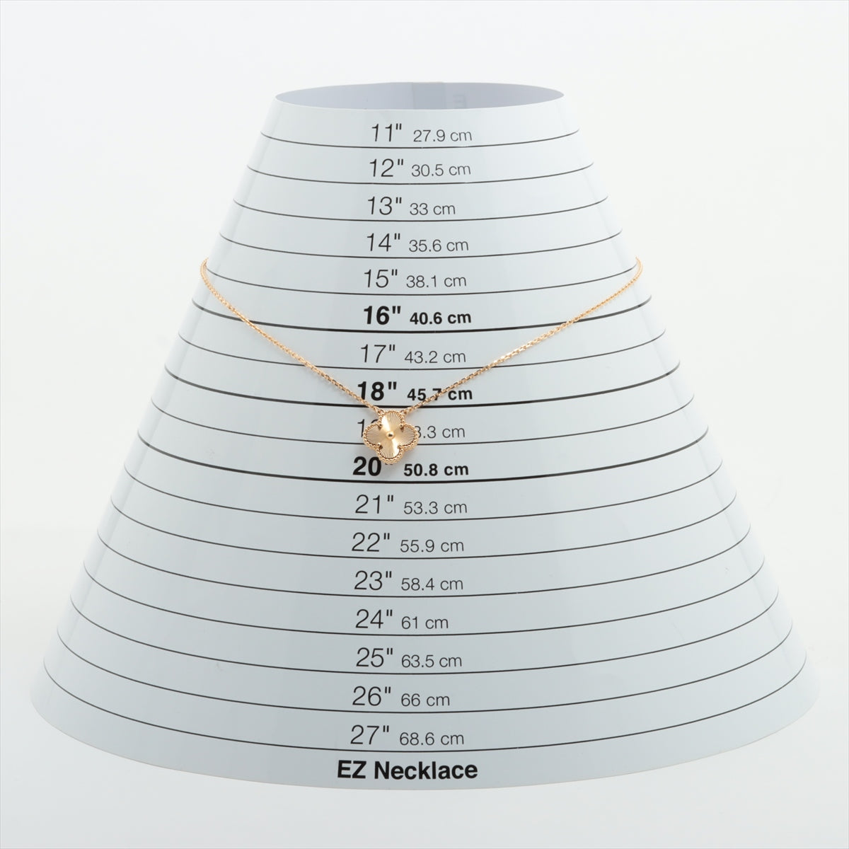 ヴァンクリーフ&アーペル ヴィンテージアルアルハンブラ ギョーシェ ネックレス 750(YG) 6.7g VCARP4KL00