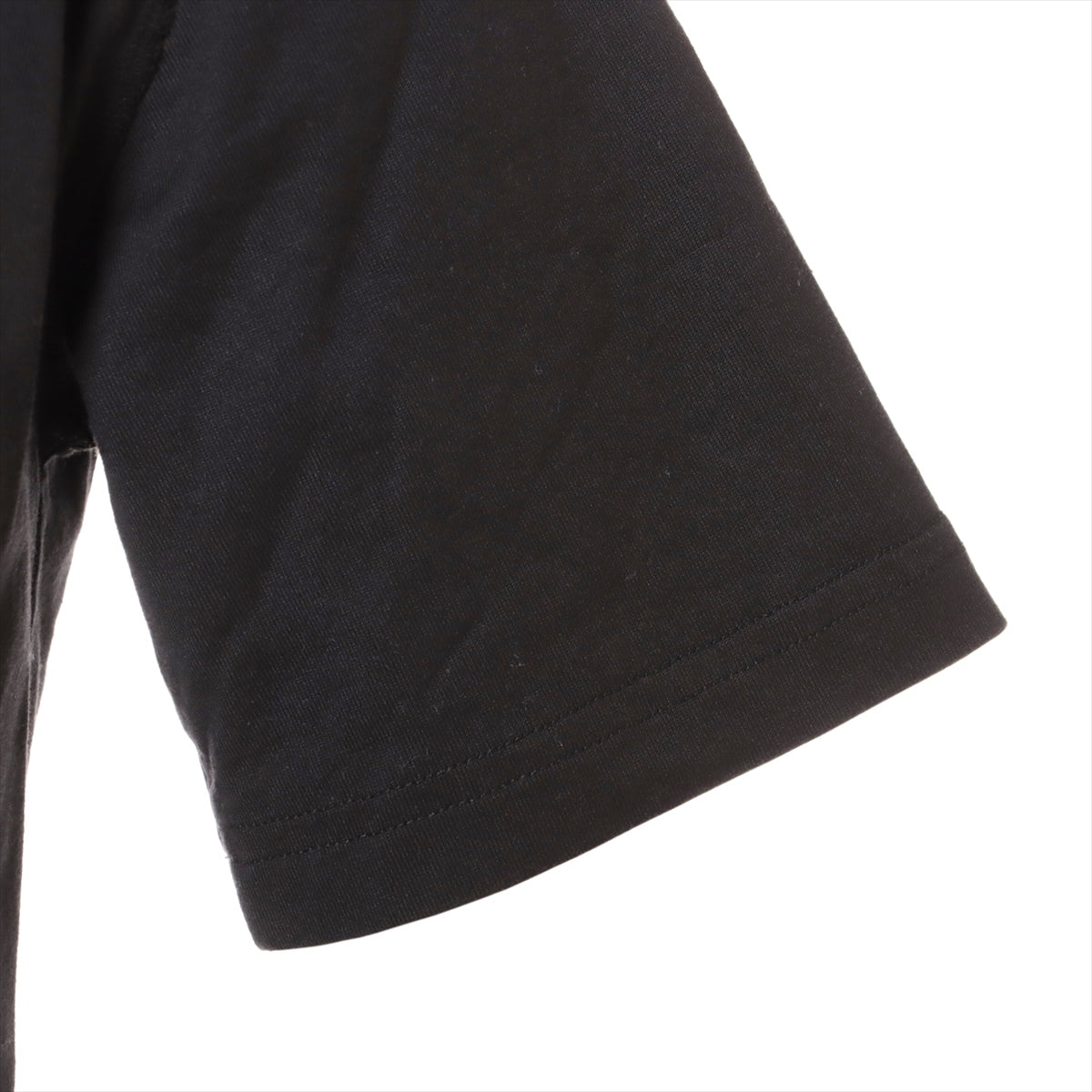 ルイヴィトン 20AW コットン Tシャツ L メンズ ブラック  LVステッチプリント RM202M
