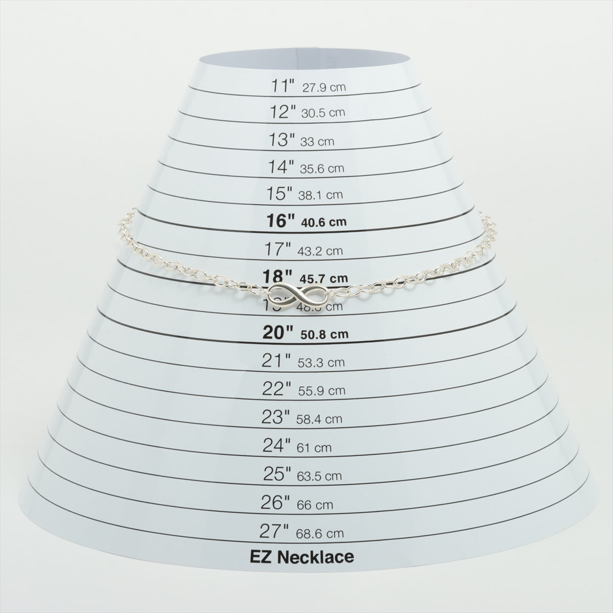 ティファニー インフィニティ ネックレス 925 11.8g シルバー