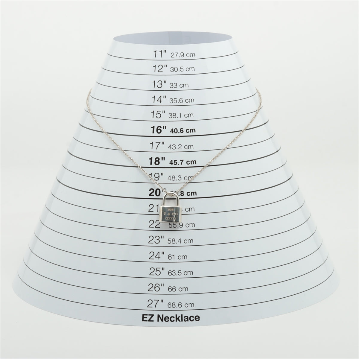 ティファニー 1837 ロック ネックレス 925 9.8g シルバー