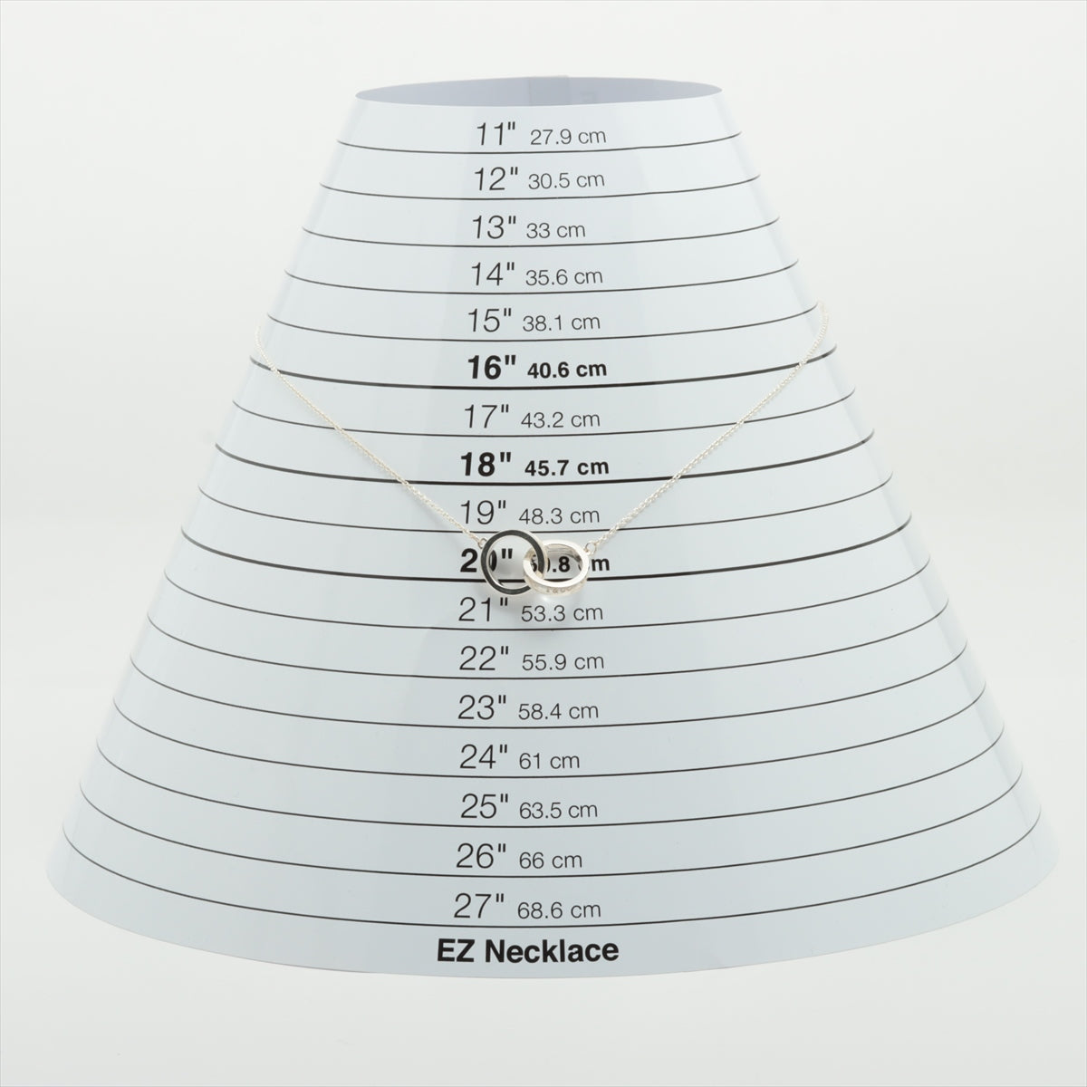 ティファニー 1837インターロッキングサークル ネックレス 925 4.1g シルバー