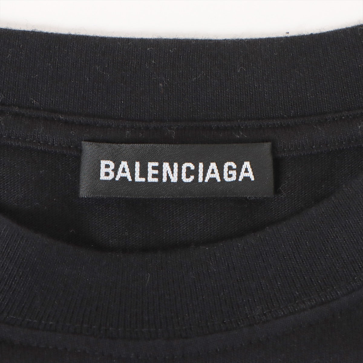 バレンシアガ 20SS コットン Tシャツ S メンズ ブラック リアルバレンシアガ