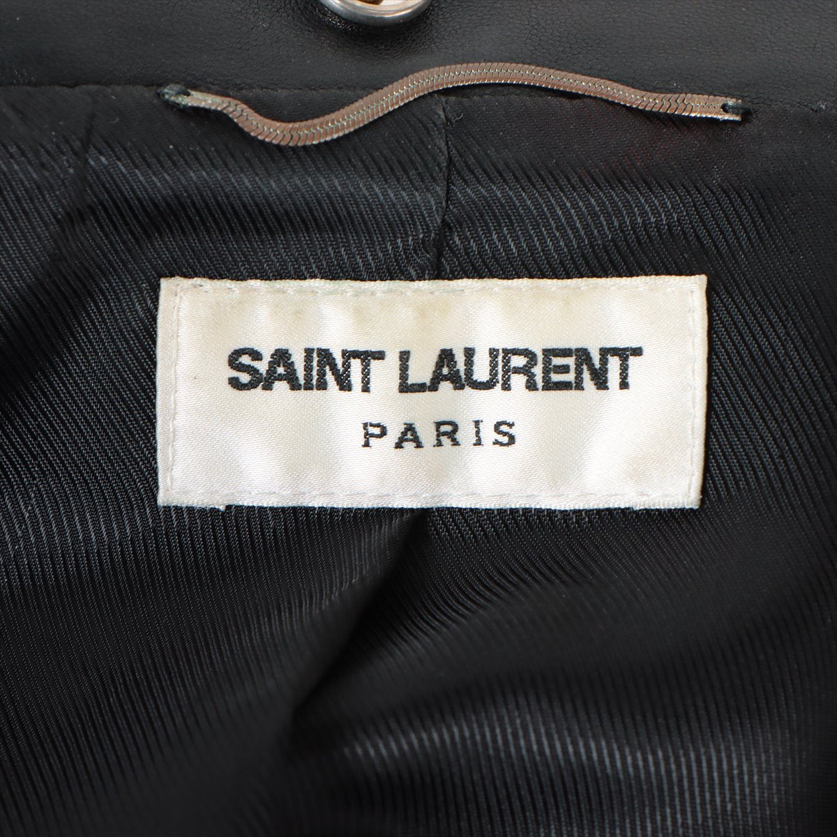 サンローランパリ L01 16年 ラム ライダースジャケット 50 メンズ