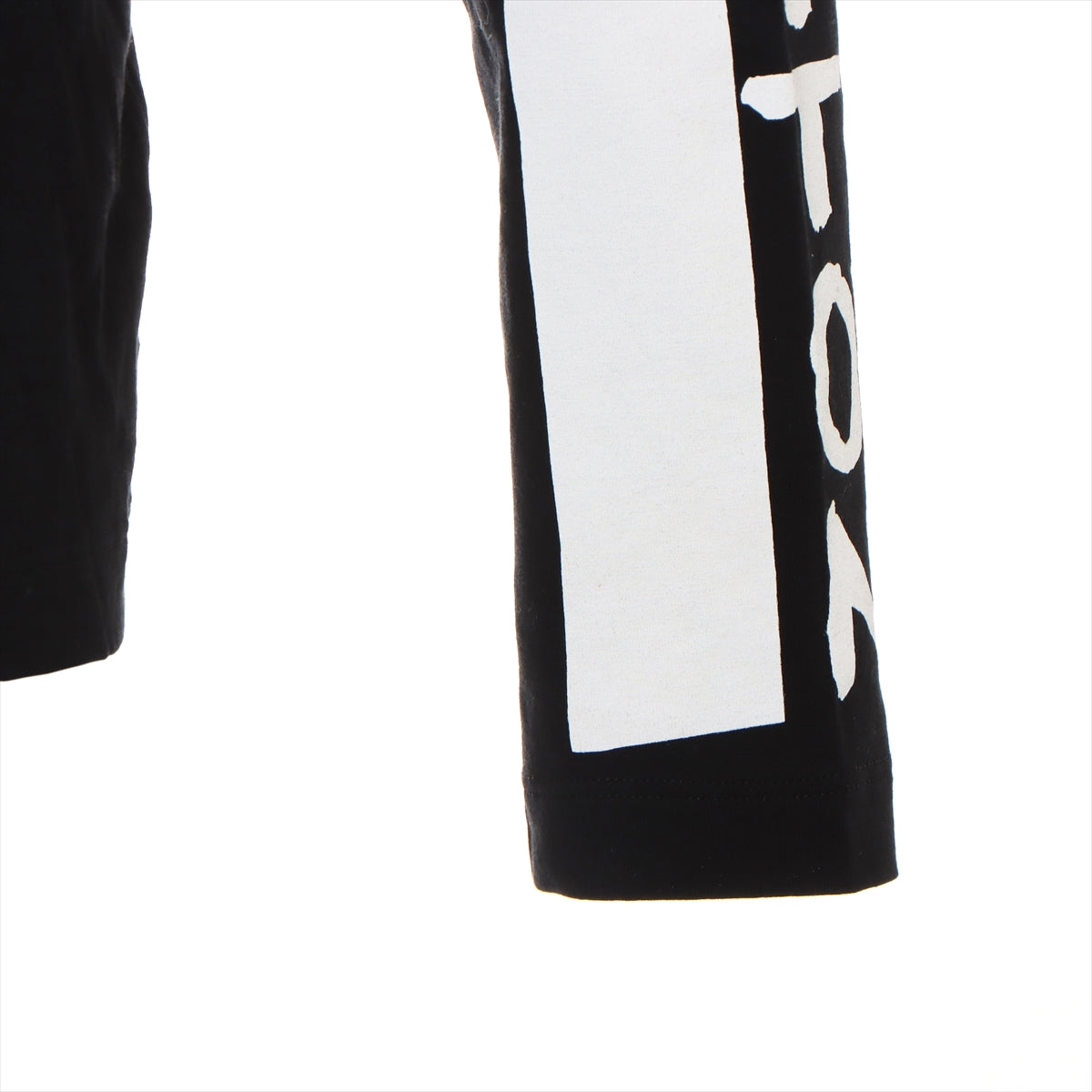 ルイヴィトン 18SS コットン ロングTシャツ S メンズ ブラック  RM181