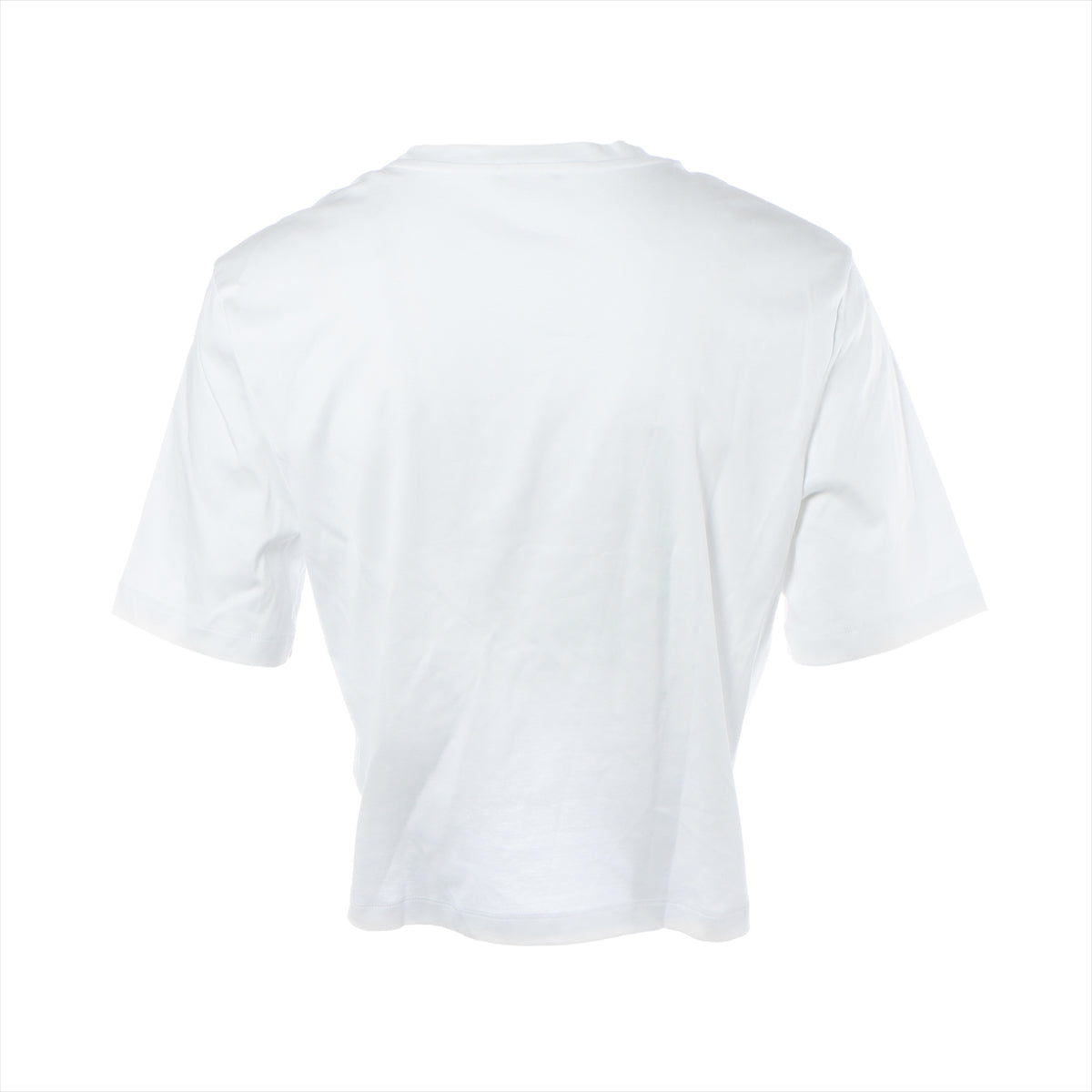 ヴェルサーチ 21年 コットン Tシャツ 40 レディース ホワイト  1004162 クロップド