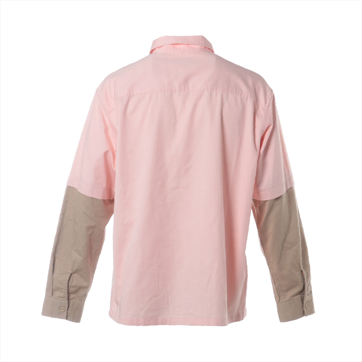 シュプリーム 20AW コットン×ポリエステル シャツ L メンズ ピンク  2-Tone Work Shirt