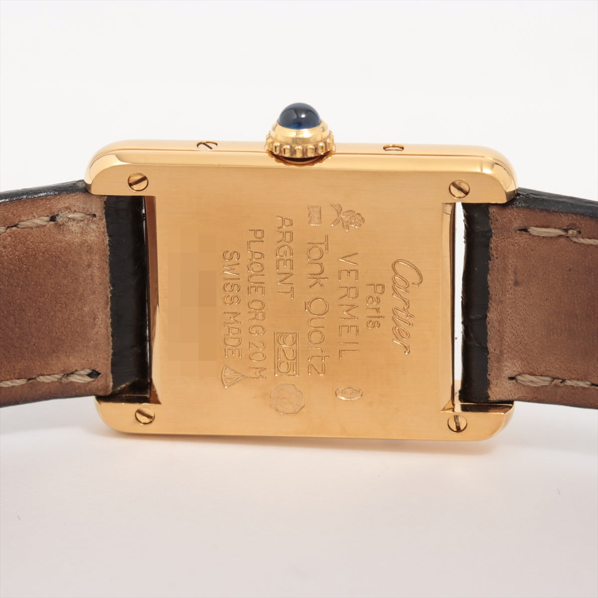 Cartier カルティエ　腕時計　タンク925　ヴィンテージ　バンド正規品