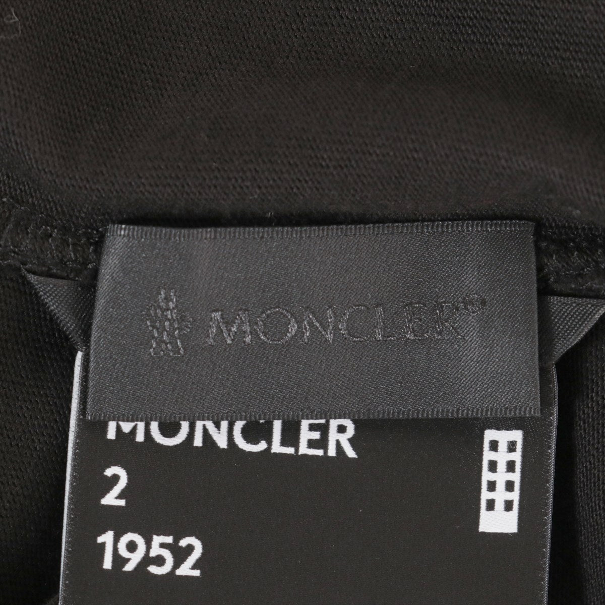 モンクレールジーニアス 1952 22年 コットン ロングTシャツ L メンズ ブラック  H20928D00007