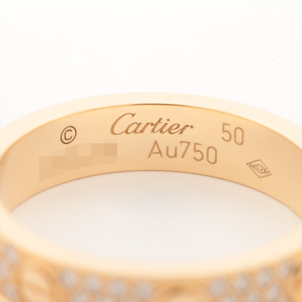 カルティエ Cartier ミニラブリング 750WG #50 リング