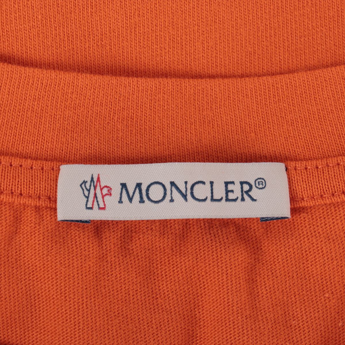 モンクレール 22年 コットン Tシャツ L メンズ オレンジ｜a2116944 ...