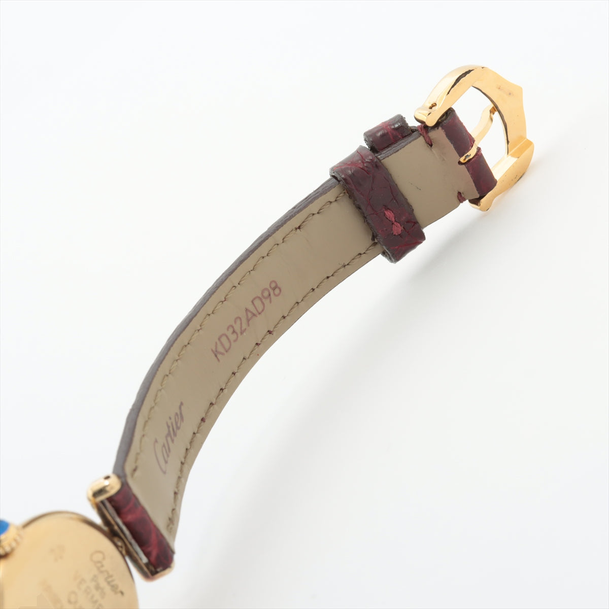 カルティエ マストコリゼ ヴェルメイユ 925×革   レディース 腕時計