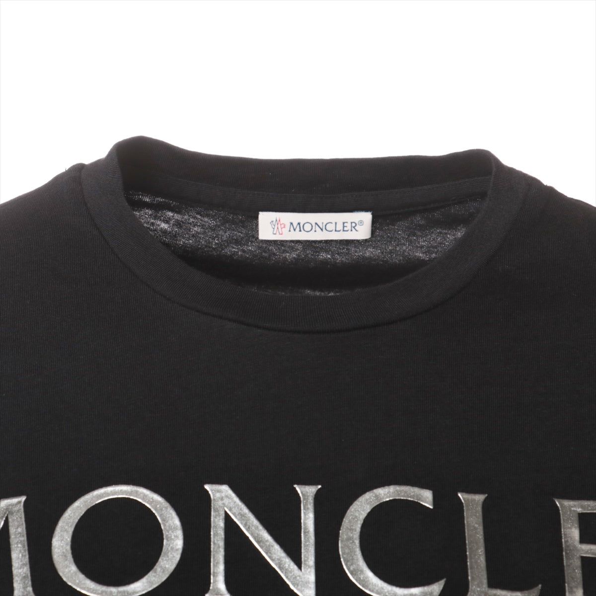 モンクレール 19年 コットン Tシャツ XS レディース ブラック