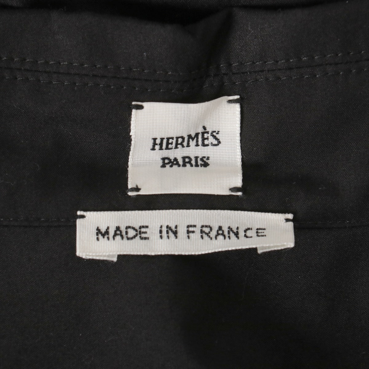 極美品 エルメス HERMES ワンピース ドレス ノースリーブ セリエリベット 無地 コットン トップス レディース 38(M相当) ネイビー