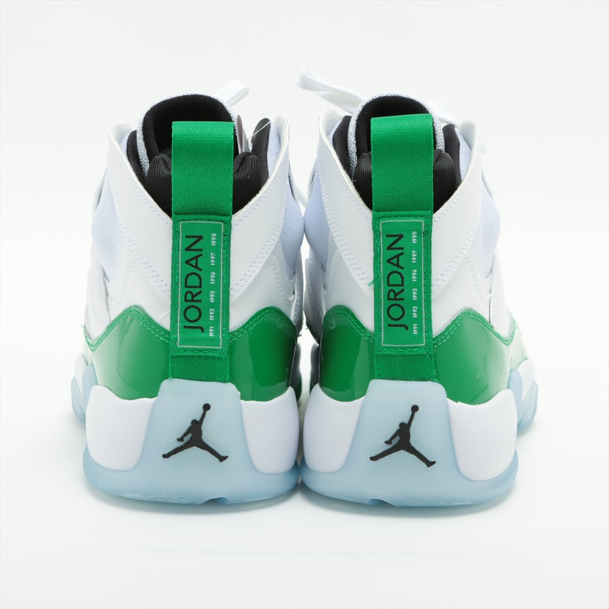 ナイキ レザー×ファブリック ハイカットスニーカー 29.0㎝ メンズ ホワイト×グリーン DO1925-130 Jordan Jumpman Two Trey Basketball Shoes