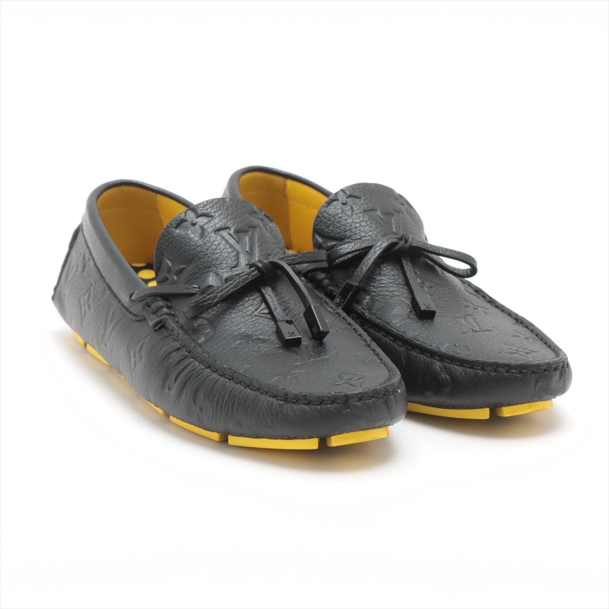 大人気新品 約22cm ルイヴィトン 黒 ドライビングシューズ 34(22～22.5) 靴