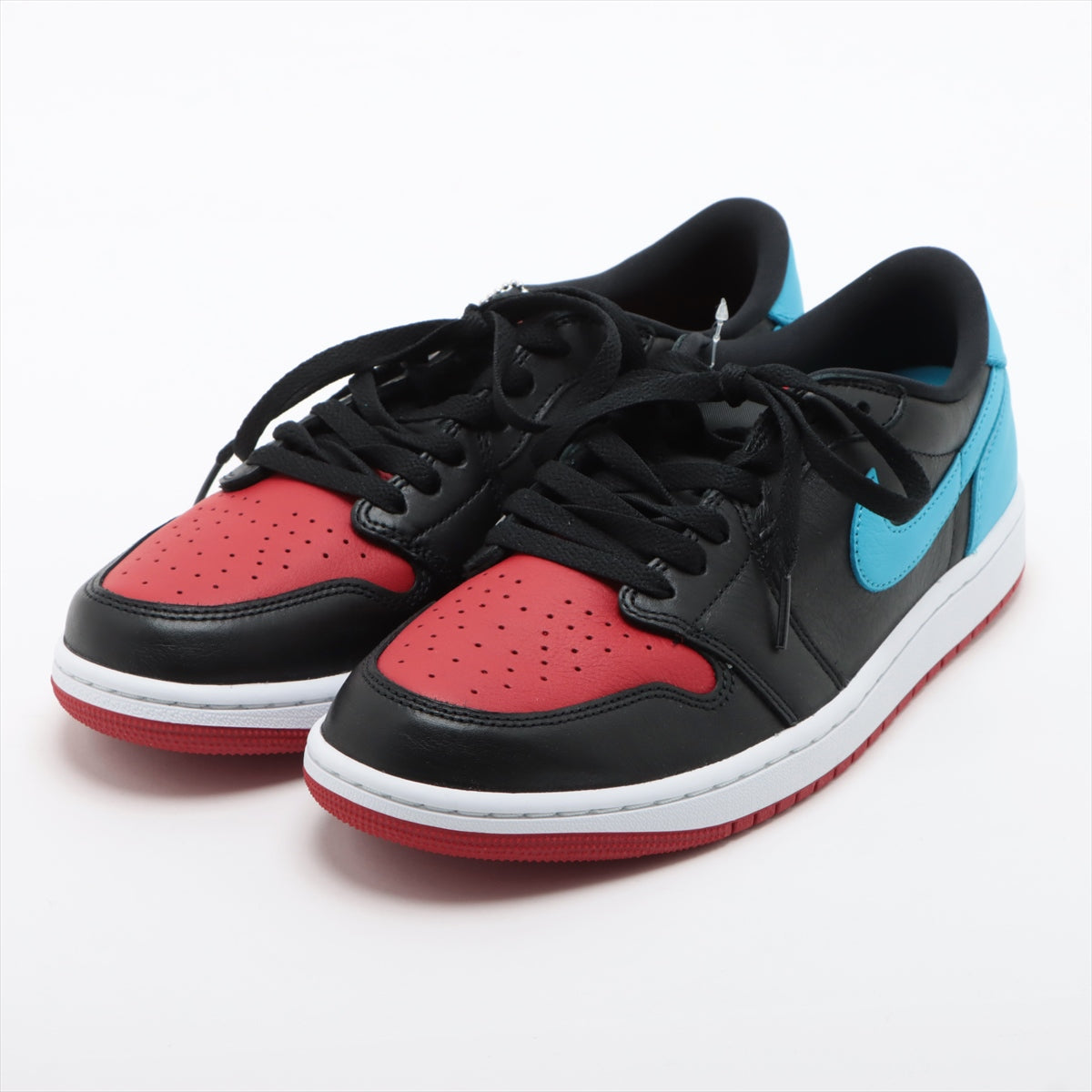 ナイキ レザー スニーカー 28㎝ レディース マルチカラー CZ0775-046 AIR JORDAN 1 RETRO LOW OG 箱 替えヒモ有