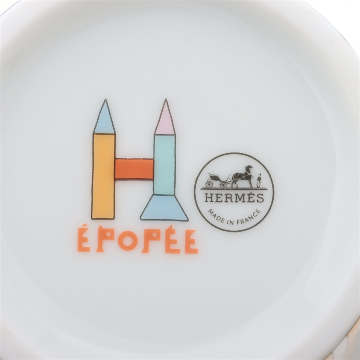エルメス エポペ マグカップ 陶器 マルチカラー