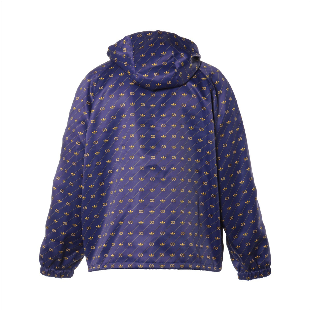 グッチ×アディダス GG 22SS ポリエステル ジャケット 48 メンズ パープル  691428 Trefoil Print Jacket