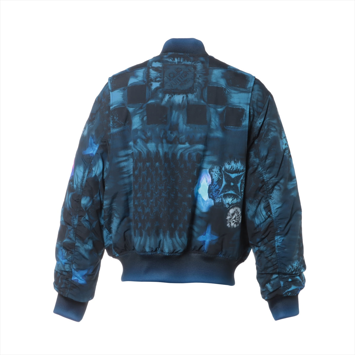 ルイヴィトン 21AW ナイロン ジャケット 50 メンズ マルチカラー  Solt Print Bomber HLB05EDR2