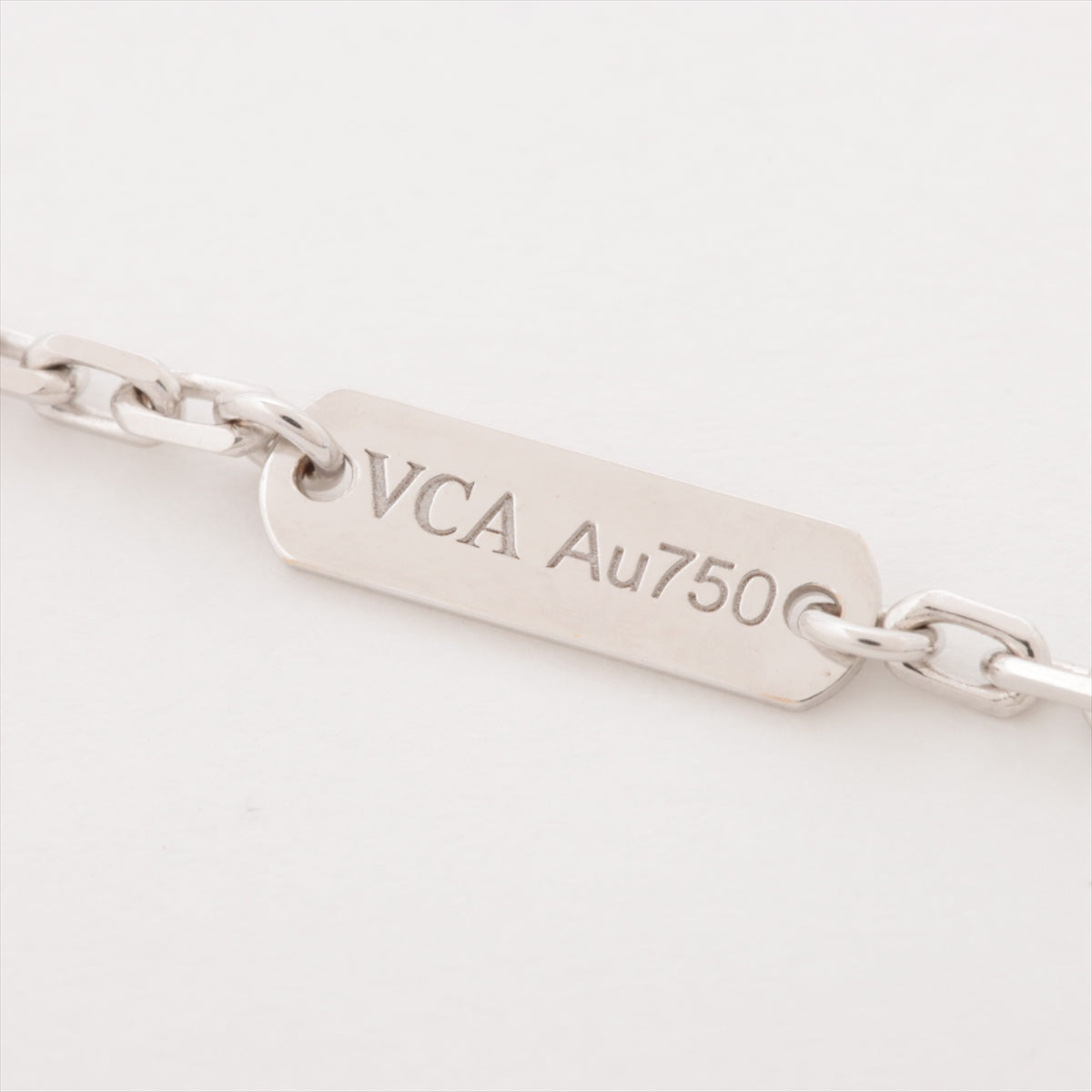 ヴァンクリーフ&アーペル フラワーレース ダイヤ ネックレス 750(WG) 13.4g