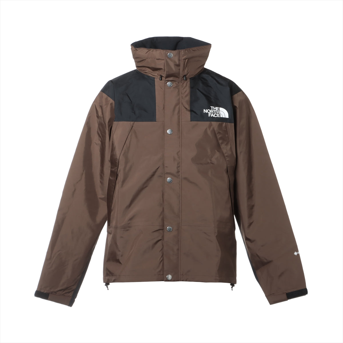 ノースフェイス ポリエステル×ナイロン ナイロンジャケット XL メンズ ブラック×ブラウン  NP12333 MOUNTAIN RAINTEX JACKET フード収納