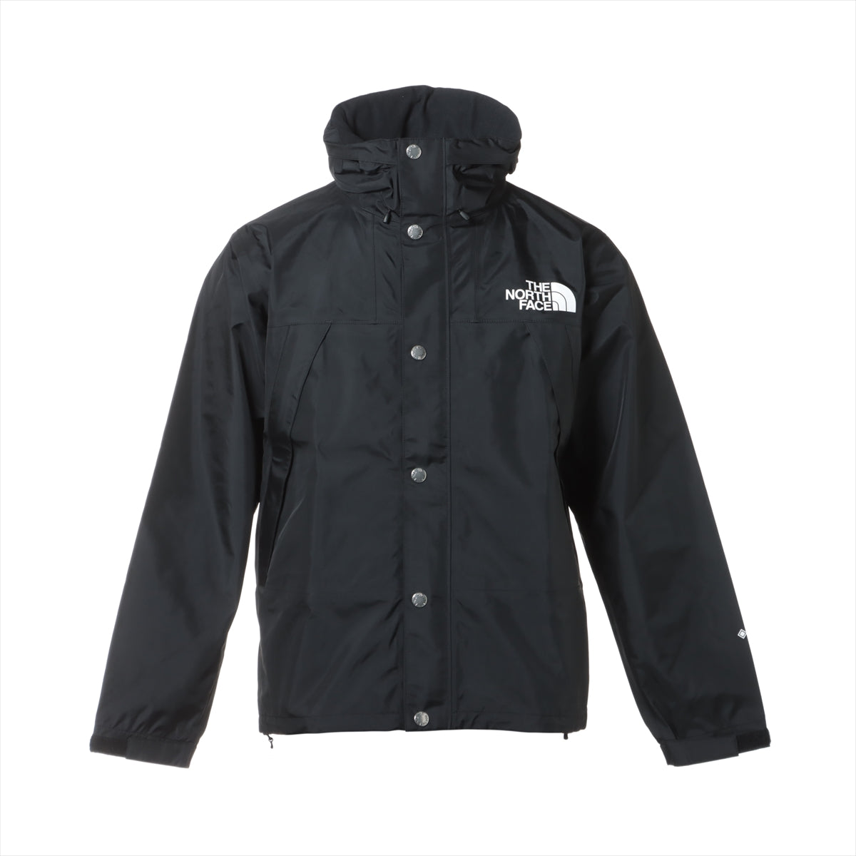 ノースフェイス ポリエステル×ナイロン ナイロンジャケット S メンズ ブラック  NP12333 MOUNTAIN RAINTEX JACKET フード収納