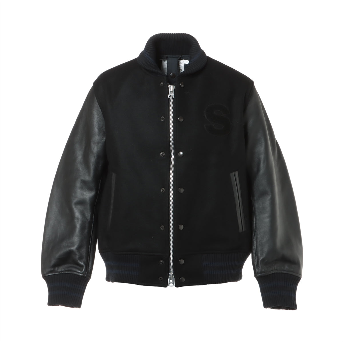 サカイ 23年 ウール×レザー スタジャン 1 メンズ ブラック 23-03130M INTERSTELLAR Blouson  タグ付き｜a2521646｜中古ブランド品・ブランド古着通販｜ALLU（アリュー）