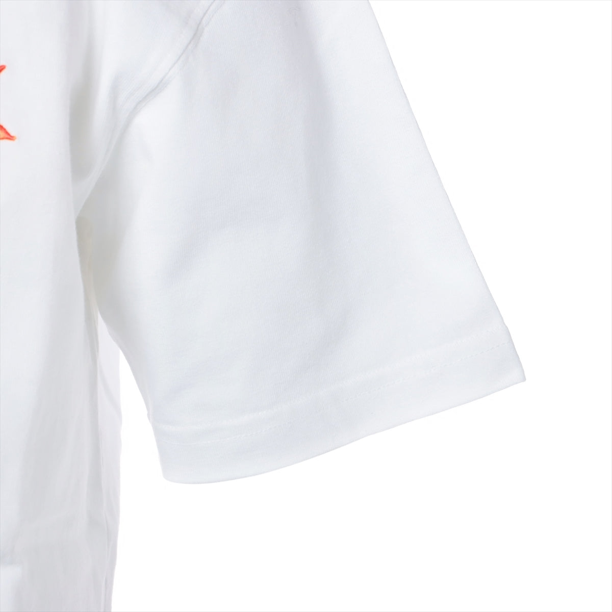 ディオール×トラヴィススコット 22AW コットン Tシャツ M メンズ ホワイト  カクタスジャックロゴ刺繡 283J685C0554