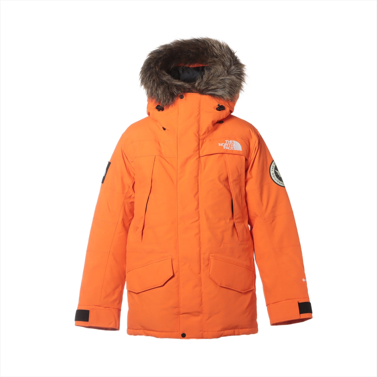 ノースフェイス ナイロン ダウンジャケット L メンズ オレンジ  ND92032 ANTARCTICA PARKA