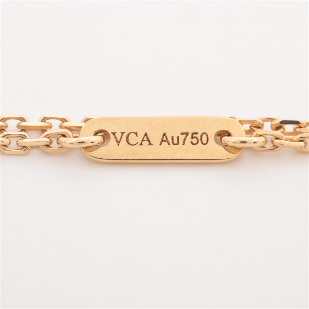 ヴァンクリーフ&アーペル スウィートアルハンブラ シェル ネックレス 750(YG) 2.9g VCARF69100