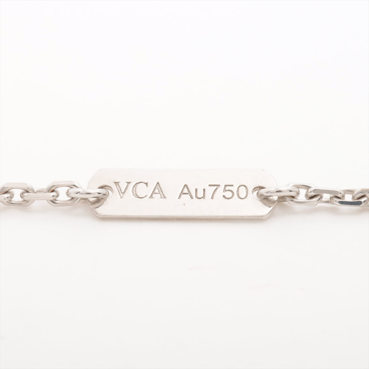 ヴァンクリーフ&アーペル ヴィンテージアルハンブラ ダイヤ ネックレス 750(WG) 5.5g ARA46100