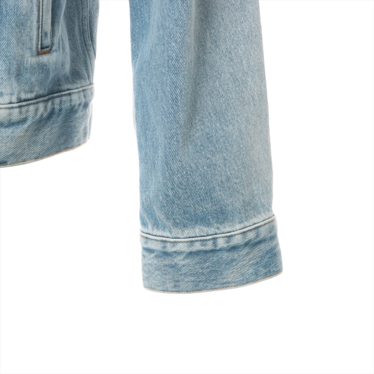 36,400円【極美品】 フェンディ デニムジャケット 23SS コットン ブルー 48サイズ