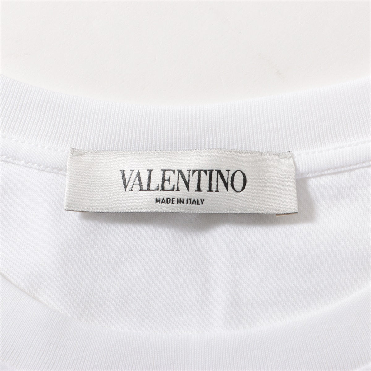 ヴァレンティノ コットン Tシャツ S メンズ ホワイト  VLTNロゴ WB3MG07D3V6