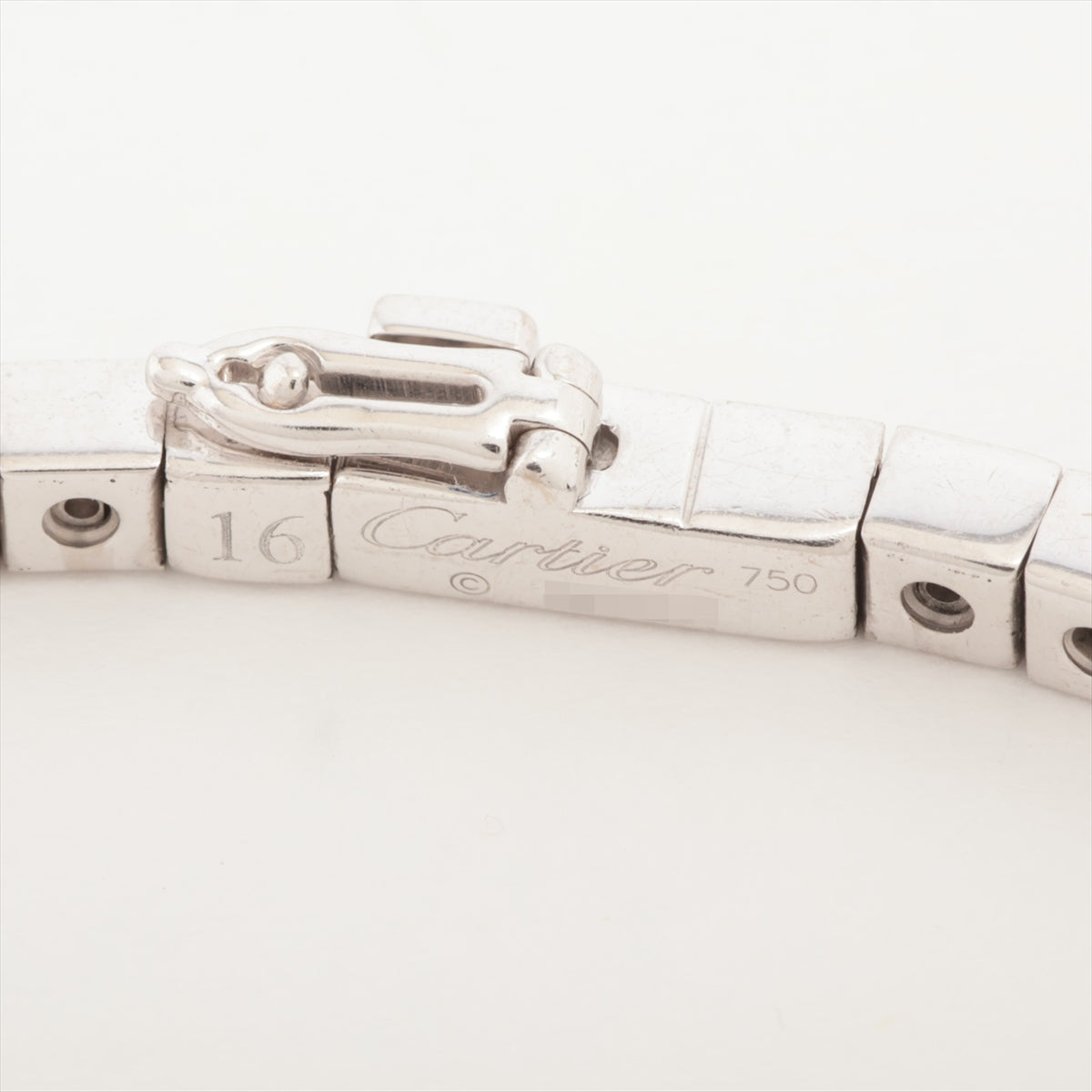 カルティエ ラニエール フル ダイヤ ブレスレット 750(WG) 15.0g 16